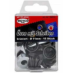 Oxidised Rivets (Ø 11 mm, 15 pcs)