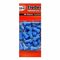 Булавки-заколки — синие (50 шт.)