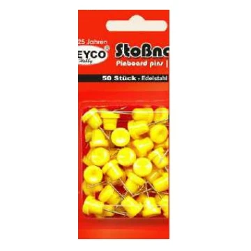 Бейджи-значки — желтые (50 шт.)