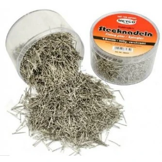 Скрепки-булавки (L 18 мм, 500 г) - серебристые