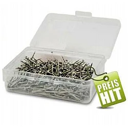 Скобы-гвоздики (L 13 мм, 50 шт.) — серебристого цвета