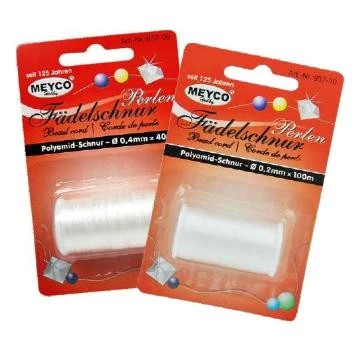 Нить для бусин и ювелирных изделий (диам. 0,65 мм, 20 м)