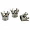 Decorative Plastic Crowns (4 pcs)
