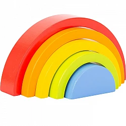 Деревянные радужные блоки