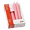 Tea light candles - pink (13 mm, 10 pcs)