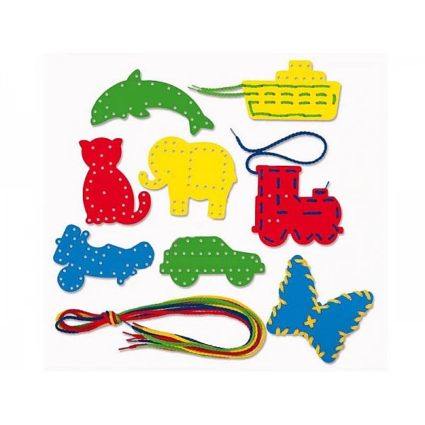 Wooden Hanging Figures (8 pcs)