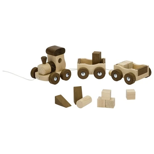 Деревянный поезд 