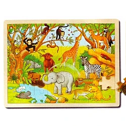 Деревянная пазл «Африка»