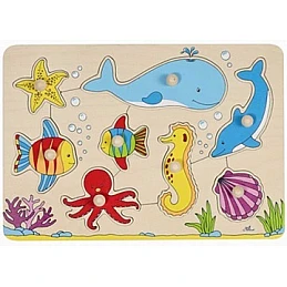 Koka puzle "Zemūdens pasaule"