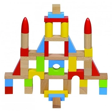 Строительные кубики для складывания, 50 шт.