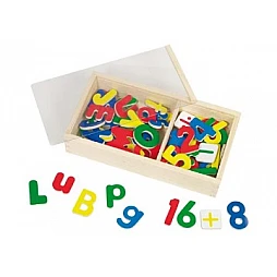 Магнитные буквы и цифры (89 шт.)