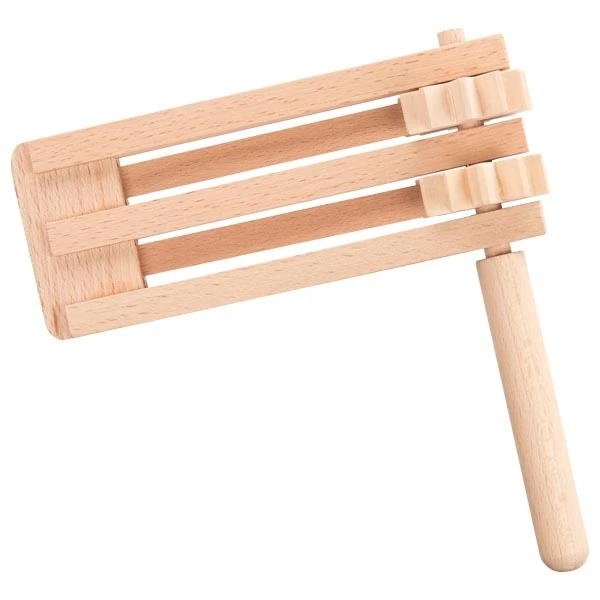 Double Wooden Clapper
