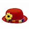 Clown Hat with Flower