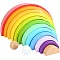 Wooden Rainbow Stacking Blocks XL