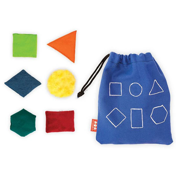 Сенсорные мешочки — математические фигуры