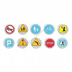 Дорожные знаки для игр - пуфы (10 шт.)