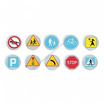 Дорожные знаки для игр - пуфы (10 шт.)