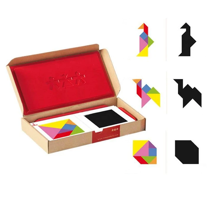 Картонные карточки «Tangrams» из мягкой пены