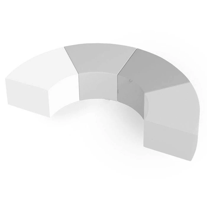 Набор мягких форм из поролона - серый узкий