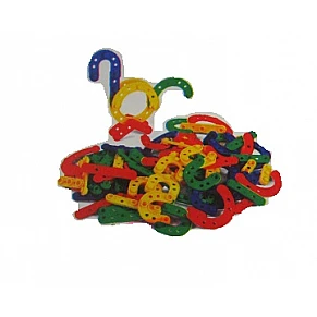 Plastic construction set