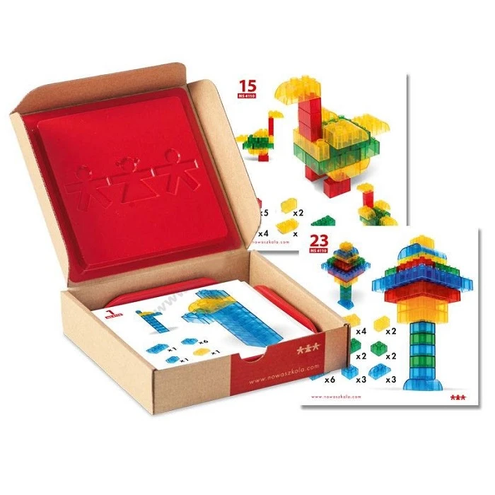 Transparent Blocks NS4110 Learning Cards
