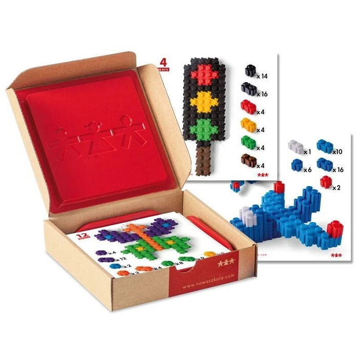 NS4111 Ribbed Blocks Educational Flash Cards