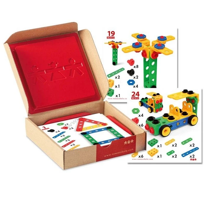 Plastic Construction Set NS4112 Learning Cards