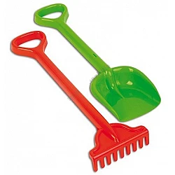 Большой грабли и лопата (L 55 см)
