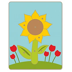 Деревянная пазл «Подсолнух»