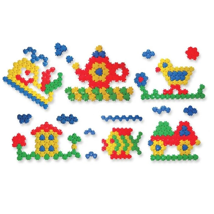 Plastic construction set - hexagon