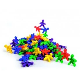 Konstrukciju klucīši - cilvēki (100 gb.)