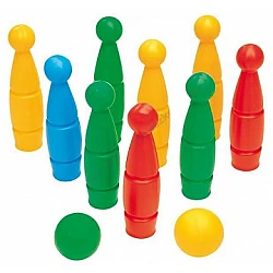 Кегли (9 шт. + 2 шарика)