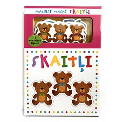 Grāmata ar ievietojamām figūrām "Skaitļi"