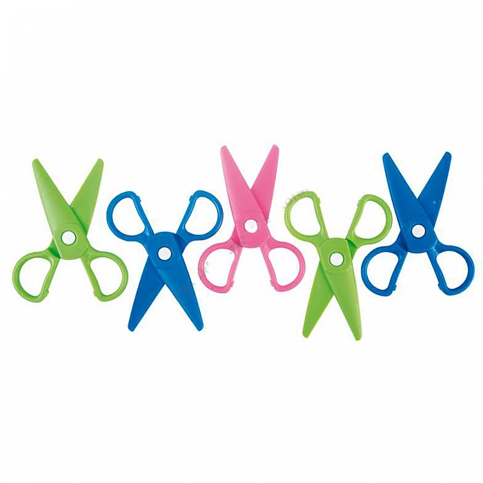 Plastic Scissors - 5 pcs
