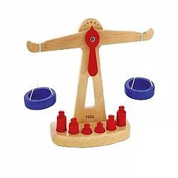 Деревянные игрушечные весы