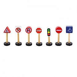 Деревянные дорожные знаки