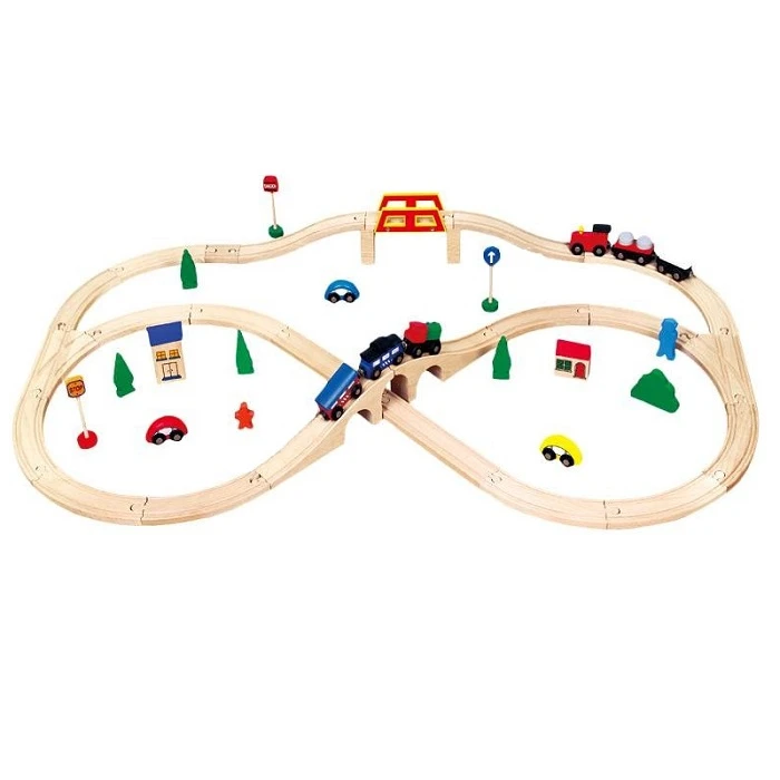 Wooden Train Set