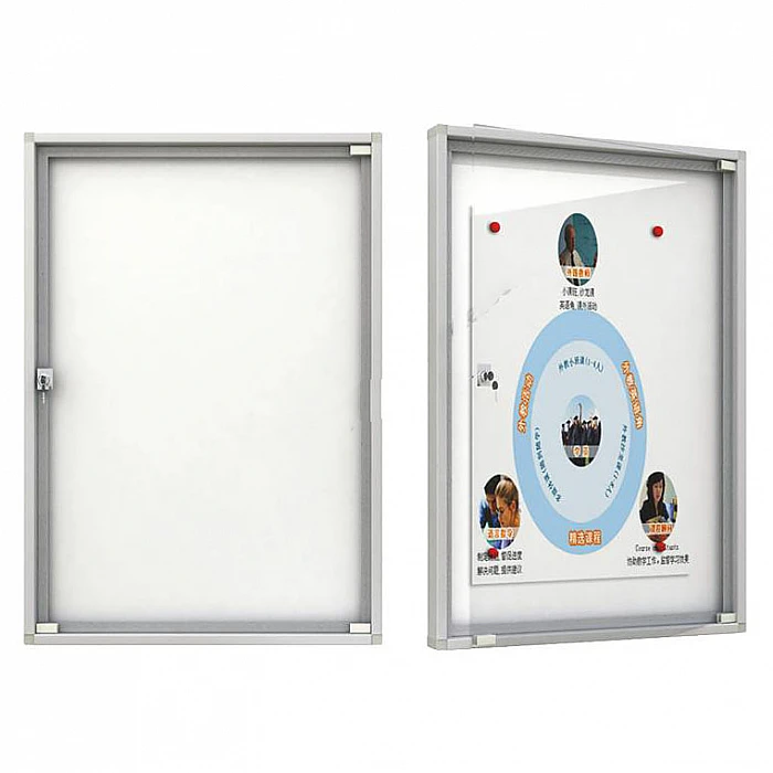 Vitrīna ar magnētisku sienu