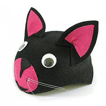 Filca maska "Melnais kaķis"