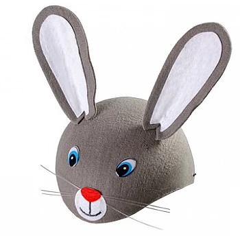 Filca maska "Pelēkais zaķis"