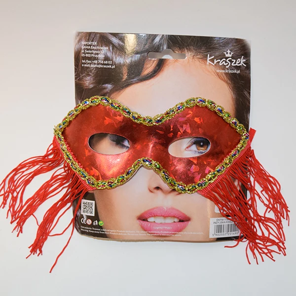 Red Fringe Mask