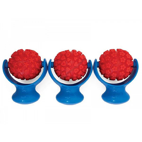Round Rubber Rollers (3 pcs)
