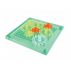 Caurspīdīgi zobrati ar apgaismotu pamatni (9gab.)