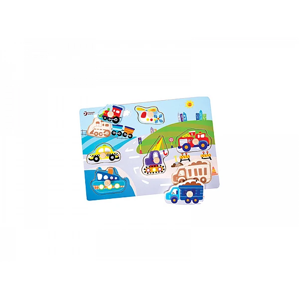 Деревянная пазл-игра «Трафик» (8 шт.)