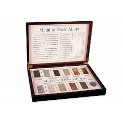 Образцы металлов и их сплавов в кейсе