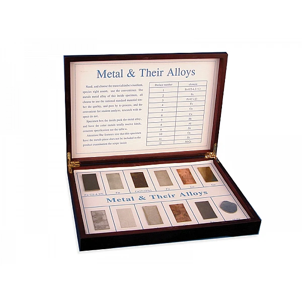 Metals and Their Alloys Sample Kit in Case