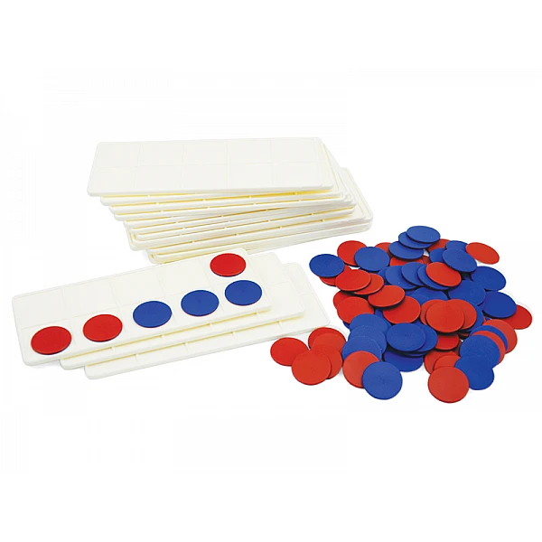 Decimal System Counting Set - Red/Blue (183 pcs.)
