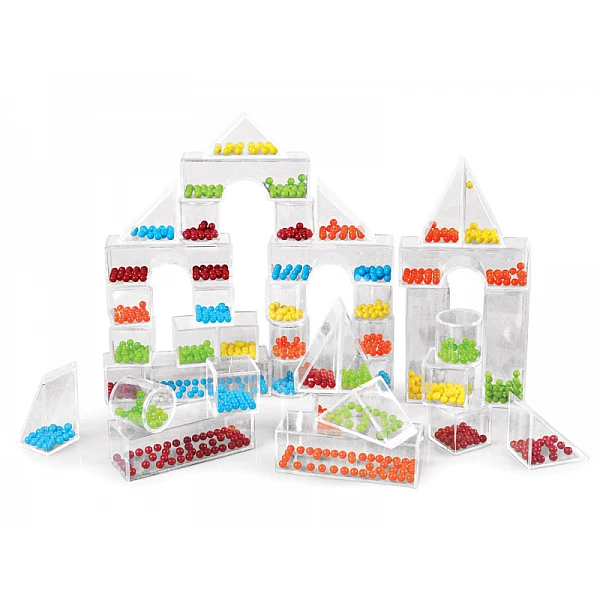 Transparent Boxes with Beads (40 pcs.)