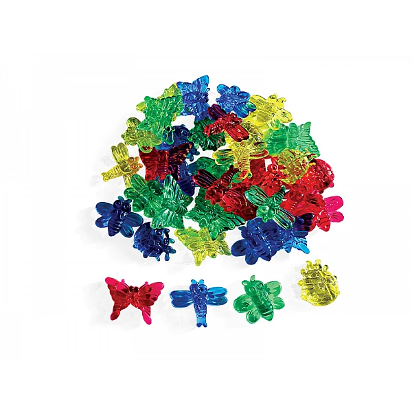 Caurspīdīgi rotaļu taurenīši (120gb)