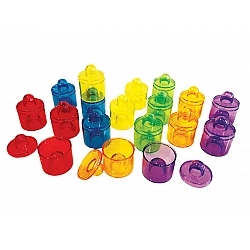 Colourful Sorting Trays (18 pcs)